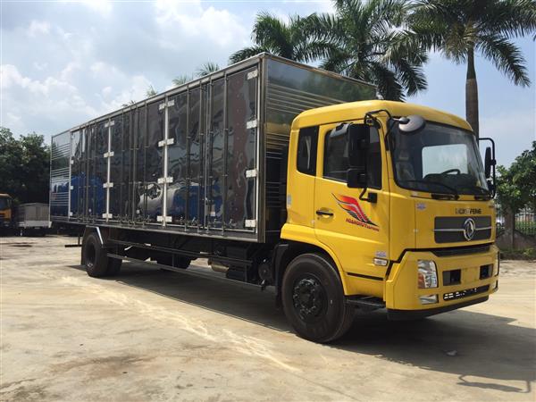Xe tải thùng kín 7,5 tấn Dongfeng Hoàng Huy thùng 9,7 mét