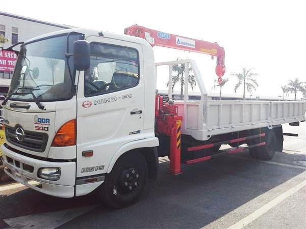 Xe Tai Hino FC Gắn Cẩu KANGLIM 3 Tấn KS633