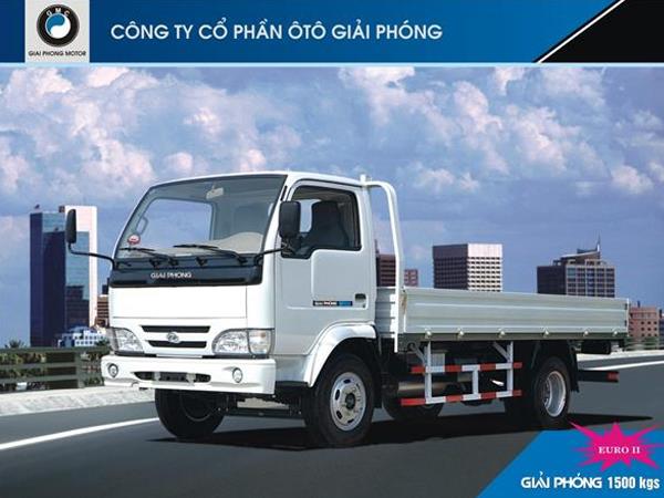 Xe tải thùng 1,5 tấn giải phóng