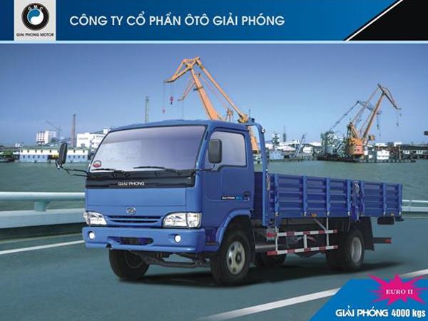 Xe tải thùng 4 tấn giải phóng