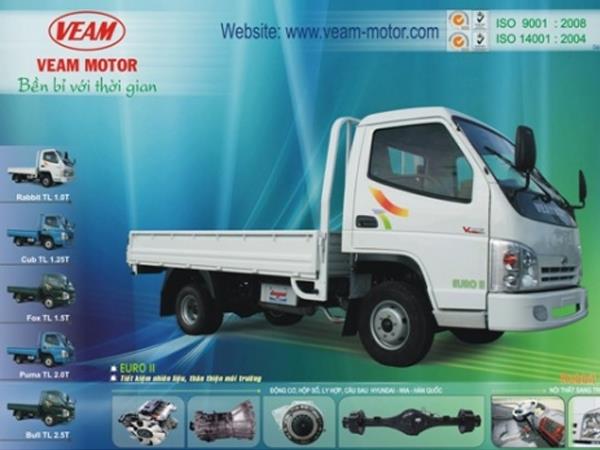 Xe tải thùng 990kg veam