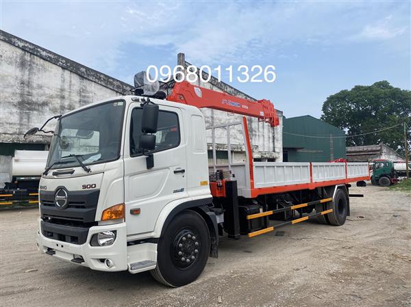 Xe tải HINO FG gắn cẩu Kang lim 5 tấn 6 đốt