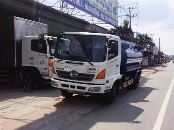 Xe Tải Hino Xitec xăng dầu FC - 6.4 tấn