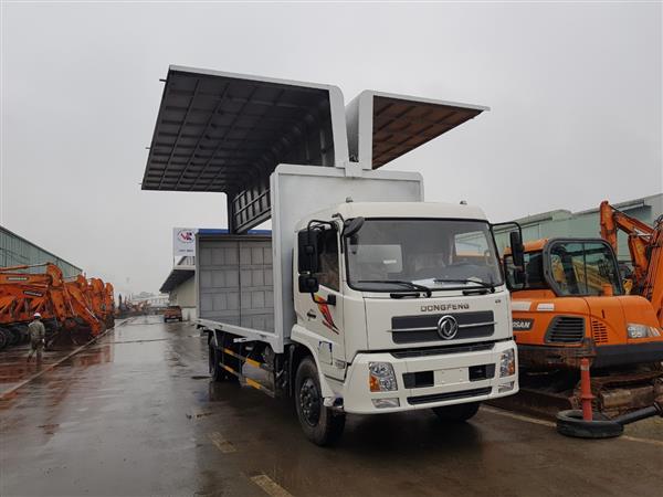 Xe tải thùng kín 8 tấn cánh rơi Dongfeng Hoàng Huy