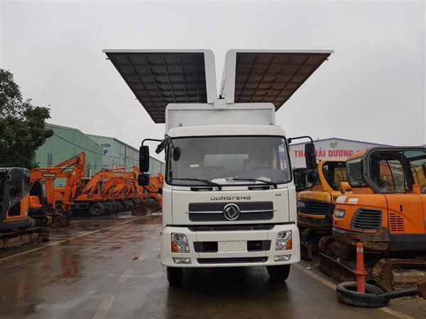 Xe tải thùng kín 8 tấn cánh rơi Dongfeng Hoàng Huy