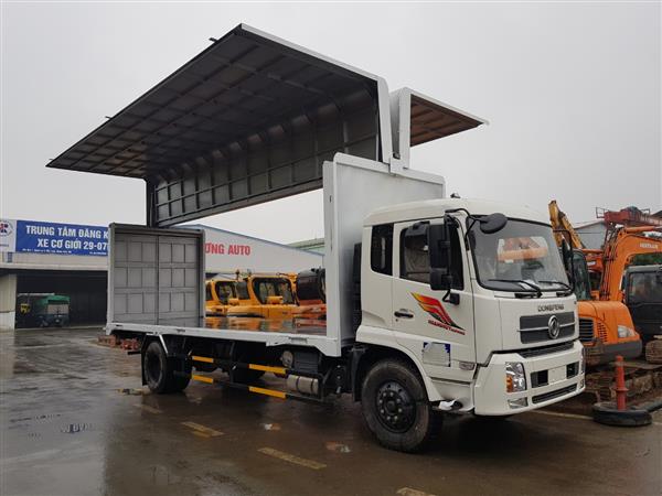 Xe tải thùng kín 8 tấn cánh rơi Dongfeng Hoàng Huy