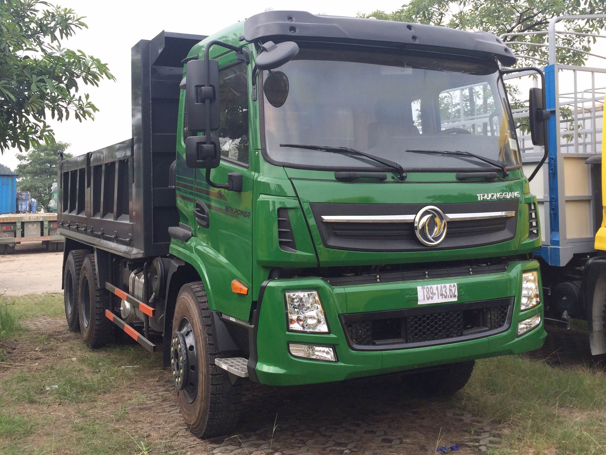 Xe tải ben Trường Giang 3 chân thùng cao