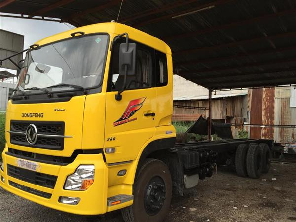 Xe tải thùng 3 chân C260 Dongfeng hoàng huy