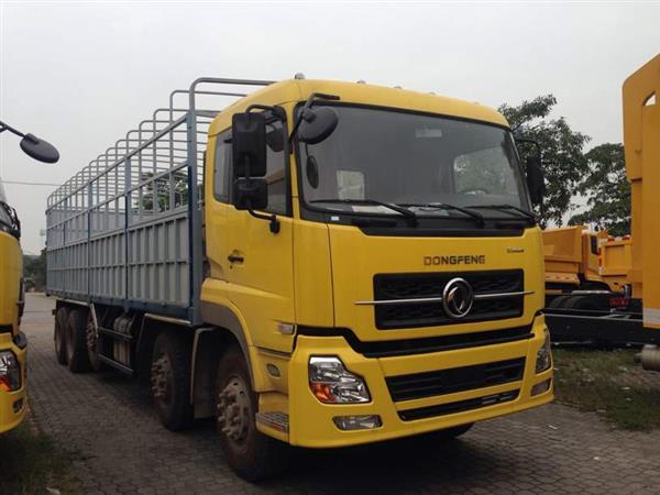 Xe tải thùng thùng 5 chân Dongfeng Hoàng Huy tải trọng 22 tấn