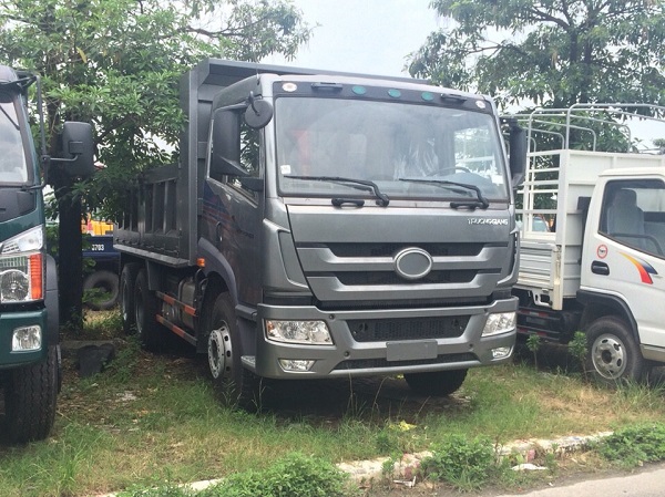 Xe tải ben FAW thùng cao tải trọng 13.570 tấn