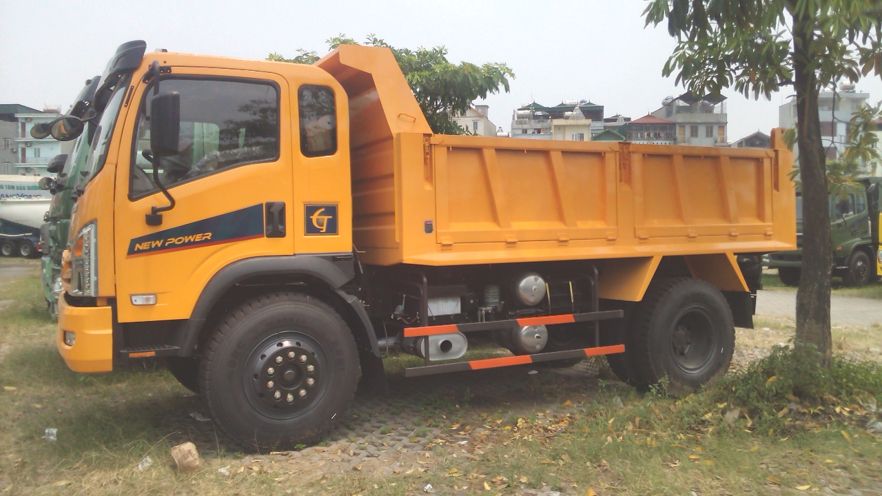 Xe tải ben tự đổ 1 cầu Dongfeng Trường Giang tải trọng 8.55 tấn